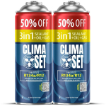 A/C gaas R134a 2x 235 g ClimaSet 3in1 XL + &otilde;li ja tihend