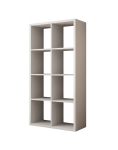 Raamaturiiul Furniture Cleo V, valge