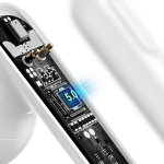 Baseus SIMU S2 juhtmeta k&otilde;rvaklapid ANC / Bluetooth 5.0 / valge