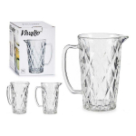 Karahvin - VIVALTO - Diamant - Selge Klaas - 1 L - Mitmev&auml;rviline - 13,5 x 12 x 19,5 cm