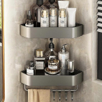 1/2 vannitoa aksessuaarid Vanni aksessuaarid k&auml;ter&auml;tiku korraldaja ilma vannitoaga nurgata aksessuaarid vanni aksessuaarid decorati _, 2-piece set