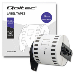 Qoltec Label Tape for Brother DK-22205 62mm x 30.48m