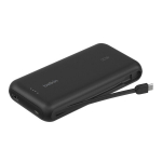 Belkin akupank Powerbank 20.000mAh schw. 30W integr.USB-C Kab. BPB024hqBK