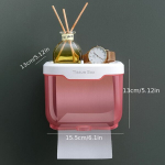 1tk Seinale kinnitatav Veekindel Tualettpaberihoidik Sahtliga., Roosa