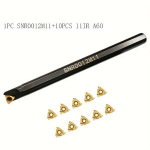 1tk SNR0008K11/SNR0010K11/SNR0012M11 Treipingi Karbiid T&ouml;&ouml;riistakomplekt 10tk 11IR A60 Sisekeere Lisaelementidega., 1PC SNR0012M11+10PCS 11IR A60