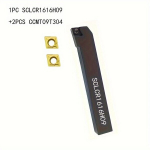 16mm treimist&ouml;&ouml;riistakomplekt treipinki karbiidh&otilde;lmaga CNC t&ouml;&ouml;riistahoidja., 1 vnt SCLCR1616H09 + 2 vnt CCMT09T3