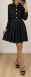 Elegantne kleit naistele, Made in Italy, must, M/L