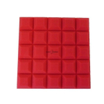 50x50x5cm 4vnt stuudio akustiline vaht, heli vaht pol&uuml;uretaan heli heli heli heli heli helisisaldus - punane