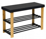Kingariiul Fluxar SC-1297 45x68,5x28 cm Must l&auml;ikiv lakk