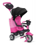 Mitmefunktsionaalne l&uuml;katav kolmerattaline SmarTrike Swing DLX 4-in-1, roosa