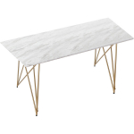 S&ouml;&ouml;gilaud Loft24 Asama, 160x90x76 cm, valge/kuldne