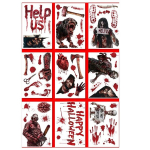 Halloweeni kleebised, 9 lehte