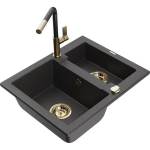 Pool-topelt graniidist valamu Mexen Carlos koos k&ouml;&ouml;gisegistiga Flora, must t&auml;piline - 6518-76-670401-75-G