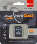 M&auml;lukaart Imro m&auml;lukaart 2GB microSDHC cl. 6 + adapter