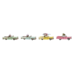 Dekoratiivne figuur - DKD HOME DECOR - Vintage auto - 4-osaline komplekt - Mitmev&auml;rviline - Siseviimistlus