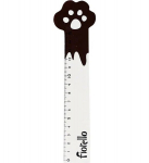 Puidust joonlaud, 15 cm, K&auml;pp