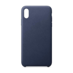 ECO Leather case cover for iPhone 12 Pro Max navy blue (Navy Blue)