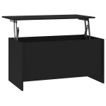 Kohvilaud vidaXL, must, 102 x 55,5 x 52,5 cm, tehispuit