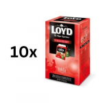 Puuviljatee LOYD HORECA sari, maasikamaitseline, 20 x 2g pakend 10 tk.