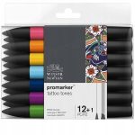 Winsor & Newton Promarker 12+1 Set Tattoo toonid