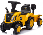 Laste traktor-s&otilde;iduk haagisega, signaali ja heliefektidega CAT, kollane, Sun Baby
