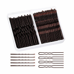 Juukseklambrid, mustad ja pruunid, 100 tk