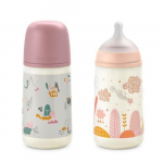 Beebipudel Suavinex Zero Zero koolikavastane 270 ml, keskmine vool