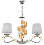 Candelluxi ripplamp, valge/kuldne