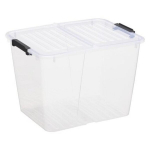 Nhg Home box Flex 2753245, 30L, ristk&uuml;lik, l&auml;bipaistev, plastmass, 430mm, 330mm, 300mm