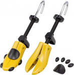 2 tk kingapingutite komplekt H&S, kingade laiendamiseks ja pikendamiseks, suurus 37-41, roostevaba teras / plast, kollane