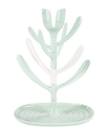 Pudelite kuivatusrest KikkaBoo Tulip Mint kuni 8 pudelile, mittetoksiline plast