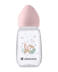 Lutipudel Kikka Boo Savanna Pink 310 ml, laia kaelaga, koolikavastane