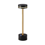 Milagro Sam LED-laualamp, &ouml;&ouml;valgusti, 5W, must/kuldne