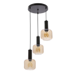 Candelluxi rippvalgusti Linox, must
