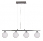 Candelluxi rippvalgusti Raisa 34-01399, kroom/valge