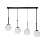 Candellux rippvalgusti Pompei 34-09630, must/valge