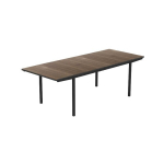 Pikendatav &otilde;uelaud Keter Deco Porto Nova 160&ndash;240, 233x94x75 cm, p&auml;hklipruun/must