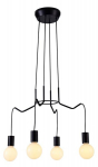 Candellux rippvalgusti Basso, must