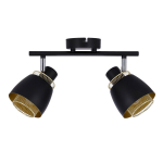 Candellux laelamp Aleksandria, must/kuldne