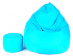Tumba Mega Comfort XXL, velvetist, t&uuml;rkiissinine