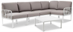 &Otilde;uem&ouml;&ouml;blikomplekt KOMODO Corner, Bianco Grigio