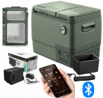 Autok&uuml;lmik Kaasaskantav kompressoriga auto k&uuml;lmik Yolco DX40 39 l kahe tsooniga -20&deg;C 12/24 V / vahelduvvool