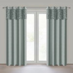 Eurofirany kardin Roses, 140x250 cm, roheline