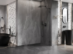 Mexen Lunar L du&scaron;inurk Walk-in parem 100 x 200 cm, l&auml;bipaistev 8 mm, must - 830L-100-000-70-00-P