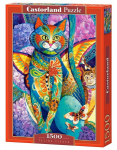Pusle Castorland Feline Fiesta (Kassipidu), 1500 osa.