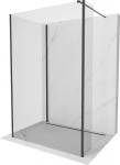 Mexen Kioto du&scaron;isein Walk-in 130 x 120 x 40 cm, l&auml;bipaistev, must - 800-130-120-221-70-00-040