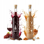 J&otilde;ulukujundusega klaaspudel Futura 500ml, kork