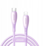 Joyroom Kaabel S-A59 vibrant series 30W USB-C - Lightning 1.2m violetinis