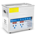 Geko ultraheli puhastaja G81290, 3L, 120W, 40 kHz, 80&deg;C, SUS304 roostevaba teras, digitaalne juhtpaneel, korv kaasas
