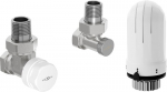 Mexen G03 termostaatiline nurgakomplekt, nikkel - W913-012-938-01